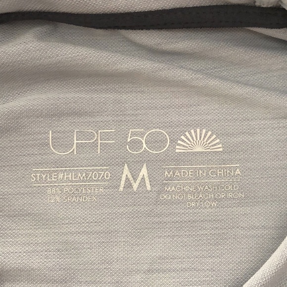 UPF 50 Helm Pullover UV Hoodie in Light Gray Size Mens Medium The Edge Rehoboth - Picture 10 of 16